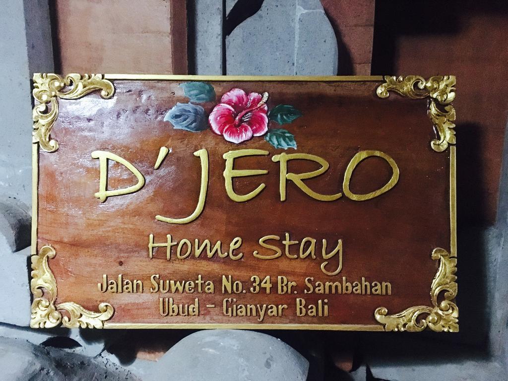 D'Jero Homestay Ubud Esterno foto